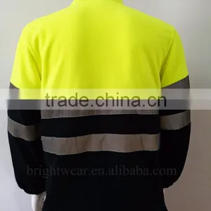 Two-color High Visibility Polar Jacket With Reflective Tapes in Body and Arms thumbnail-2