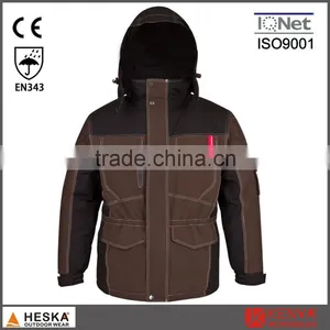 Safety Workwear Mens Waterproof Winter Jacket Custom Parka thumbnail-1