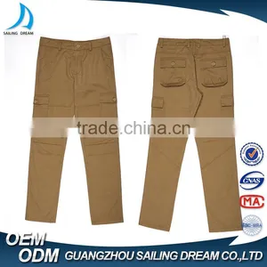 Hot Sale Economic European Style Cargo Work Pants Mens Cheap Cargo Chino Pants With Many Pockets thumbnail-1