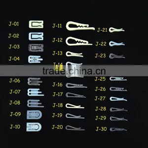 4.1*1.2*0.5cm Strong White Color Garment Packing Plastic Clips thumbnail-5