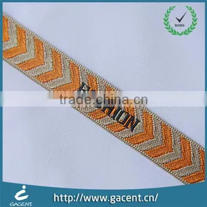Colourful Brand and Jacquard Ribbon For Clothes thumbnail-5