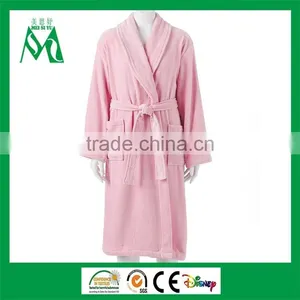 100 Cotton Women Thick Bathrobe for Spa Towel Fabric thumbnail-1