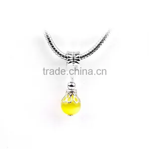 Ball Dangle Charm Crystal Bead Fits Pan Charms Bracelet thumbnail-5