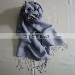 Silk Pashmina Wool Shawls Water Pashmina Stoles, Very Thin, Soft and Light Weight in Delhi thumbnail-1
