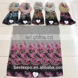 Latest Design Girl Fashion Scarf Nepal Summer Chiffon Pashmina Arabic Shawl Hijab thumbnail-6