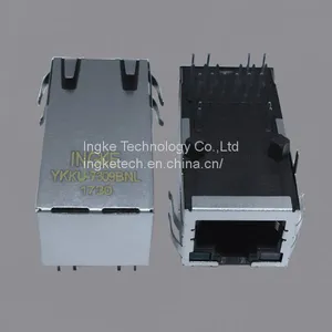 7499511611A YKKU-7309BNL Through Hole POE RJ45 Jacks With Magnetics thumbnail-1