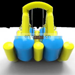 2017 Newest Design Commercial Double Row Water Park Inflatable Seesaw Game thumbnail-6