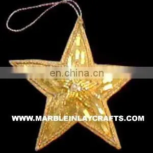 Beaded Embroidery Christmas Star thumbnail-1
