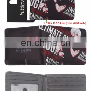 Anime Tokyo Ghoul Wallet Ken Kaneki Purse Card Pack Men Wallet Money Bag Credit Card Holders New Dollar Bill Wallets thumbnail-3