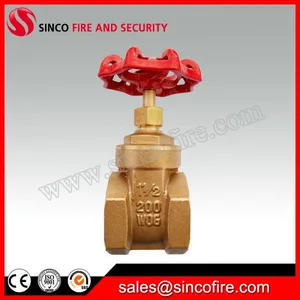 Female Thread Brass Gate Valve thumbnail-3