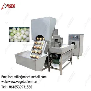 Onion Processing Machine Line|Onion Peeling and Root Cutting Plant|Onion Skin Remover Low Price thumbnail-3