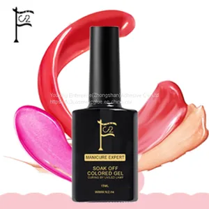 FC2 15ml 2018 High-tech Hot Polish Nail Art Nanometer Glitter Color Gel Polish Soak off Polish thumbnail-1