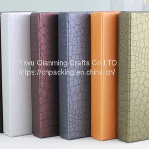 Leather Print Short Style Purse Zero Wallet Box Special Paper Cover Box Gifts Paper Package Hard Box thumbnail-1