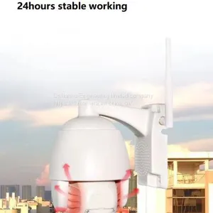 1080P 5Xzoom Outdoor Water-proof WIFI PTZ IR SD Card Two Ways Audio IP Dome Camera thumbnail-4
