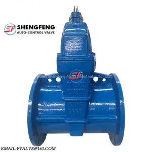 DIN3352 F5 PN16 Resilient Seated Ductile Iron Wedge Gate Valves thumbnail-1