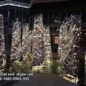 Customized Stainless Steel Laser Light Sculpture Public Outdoor Space thumbnail-3