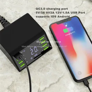 Desktop QC3.0 8 Ports Multi Usb Charger For Mobile Phone thumbnail-5