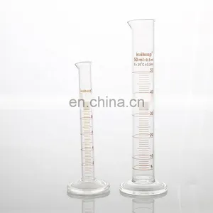 Round Bottom 50ml 100ml 250ml 500ml High Borosilicate Glass Measuring Cylinder thumbnail-5