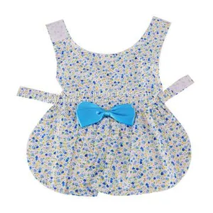 Pet Clothes Supplies Wholesale Manufacturers Pet Summer Dress Bow Knot Floral Skirt Girl Dog Dress Skirt thumbnail-5