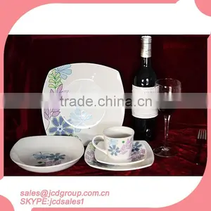 New Design Dinner Set Square Colorful,Fine Porcelain Dinner Set thumbnail-1