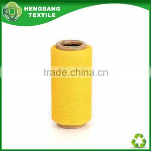 Manufacturer Recycled Yellow Colour Cotton Sock Yarn Wholesale 20s 2 Ply HB261 China thumbnail-1