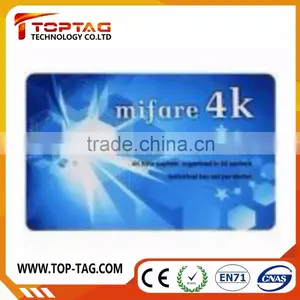 HF 13.56mhz Full Color Card Printing PVC Card With MF 4K Chip thumbnail-1