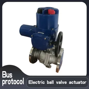Electric Ball Valve Actuator DN20 Intelligent Control Electric Ball Valve thumbnail-1