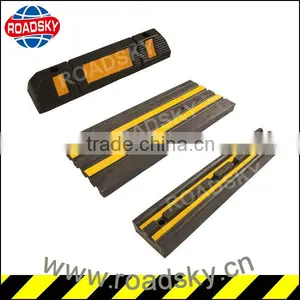 Pairs Contoured Rubber Car Stop For Garage thumbnail-1