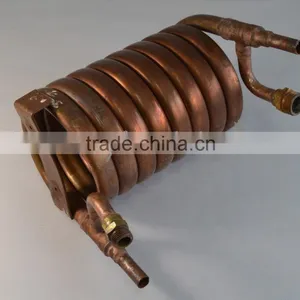Copper Counterflow Wort Chiller, Brewing Equipment, Garden Hose Fittings thumbnail-1