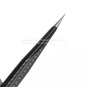 Anti Static High-grade Professional Precision Wear-resistant Eyelash Grafting Tweezers Planting Eyelash Clip Black Straight Elbow ESD-10 Textured Tweezers thumbnail-3