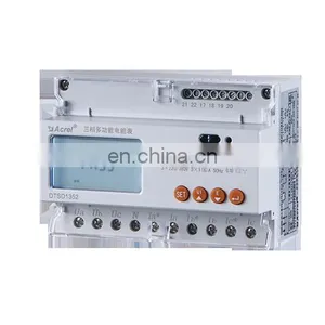 Acrel DTSD1352-C 3 Phase Energy Power Motoring Meter With RS485 Modbus-RTU Management Din Rail Energy Meter thumbnail-1