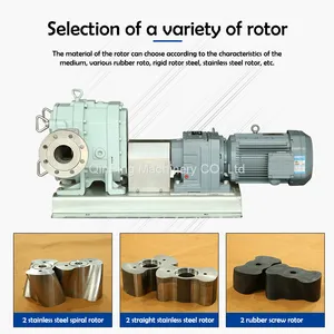 QinPing QP150S Stainless Steel Lobe Pump Servo Motor Transport High Viscosity Fluid Medium thumbnail-4