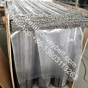Washing Machine Stainless Steel Chain Wire Mesh Belt Food Metal Conveyor Belt thumbnail-5