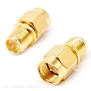 Male to Male SMA-JK RF Coaxial Straight Adapter Connector for Communication thumbnail-2