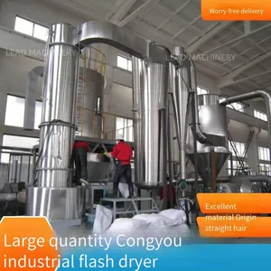 Continuous High-efficiency Rotary Flash Dryer for Kaolin Clay, Powerful Manufacturer, Easy to Operate thumbnail-2