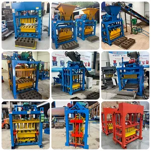 The QTJ4-40 Semi-automatic Cement Brick Making Machine is Suitable for Producing Hollow and Solid Bricks From Cement, Fly Ash, and Construction Waste. thumbnail-2