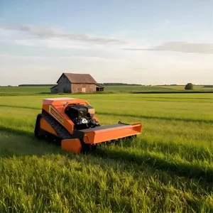 Chinese Manufacturers Track Wireless Radio Control Euro5 EPA Dual Certified Flail Mulcher thumbnail-3