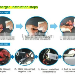 12v 10000mah High Capacity Portable Car Jump Starter Power Bank thumbnail-2