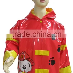 Waterproof PU Raincoat For Children thumbnail-1