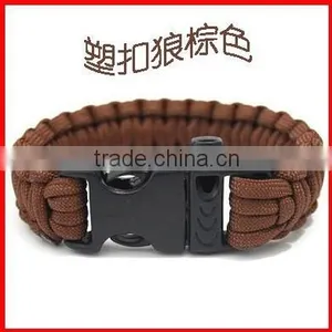 Fashion Stainless Steel Gold Clasp 550 Paracord Bracelet thumbnail-5