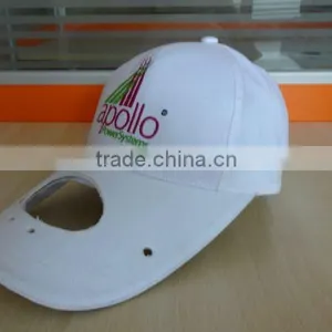 Custom Cotton Solar Fan Hat thumbnail-1
