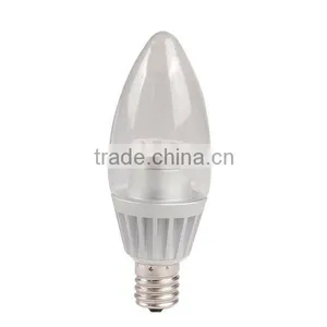 CE & ROHS E14 2700K COB LED Candle Lamp 40W Replacement thumbnail-1
