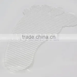 14.5*9 CM Washable Reusable, OPP Bag Packing PU Personalized Foot Shape Sticky Pad thumbnail-3