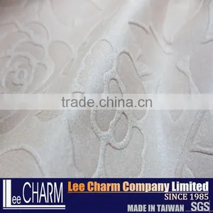 100% Polyester Rose Patterns Leather-look Fabric for Upholstery thumbnail-3