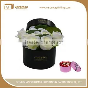 New Design Square Hat Flower Packaging Boxe China Supplier Flower Bouquets Packaging thumbnail-1