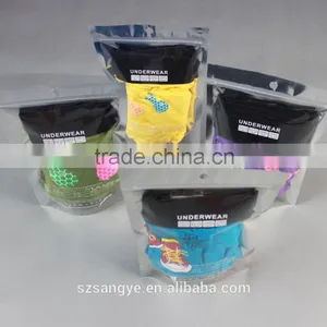 Resealable CMYK Gravure Printing Men Plastic Bag Ziplock Underwear Packaging Pouch Aluminum Foil Bags thumbnail-2
