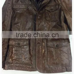 Cheap Price Man Leather Winter Jacket Suit for Promotion - 1038 thumbnail-1