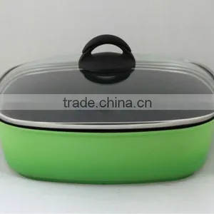 24cm Die Cast Aluminium Square Pan With Induction Bottom thumbnail-3