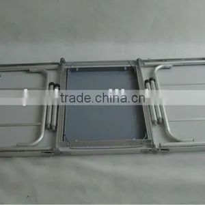 Korea Brushed Silver Handy Garden Folding Picnic Table thumbnail-3