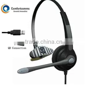 Noise-canceling Call Center USB Headphone for Office thumbnail-1